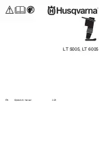 Preview for 1 page of Husqvarna LT 5005 Operator'S Manual