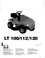 Предварительный просмотр 1 страницы Husqvarna LT100 Instruction Manual