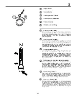 Предварительный просмотр 27 страницы Husqvarna LT125 Instruction Manual