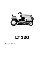 Husqvarna LT130 Owner'S Manual preview