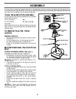 Предварительный просмотр 6 страницы Husqvarna LT138 Owner'S Manual