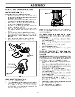 Предварительный просмотр 7 страницы Husqvarna LT138 Owner'S Manual