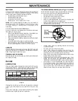 Preview for 17 page of Husqvarna LT1942 Owner'S Manual