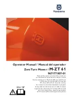 Preview for 1 page of Husqvarna M-ZT 61 Operator'S Manual