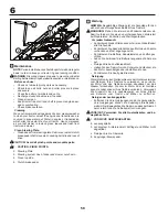 Предварительный просмотр 58 страницы Husqvarna M115-97TC Instruction Manual