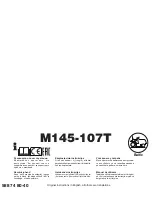 Husqvarna M145-107T Original Instructions Manual предпросмотр