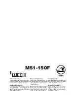 Husqvarna M51-150F Instruction Manual предпросмотр