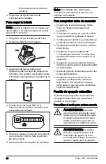 Предварительный просмотр 46 страницы Husqvarna MADSAW 525iDEPS Operator'S Manual