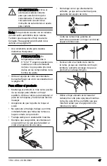 Предварительный просмотр 47 страницы Husqvarna MADSAW 525iDEPS Operator'S Manual