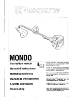 Husqvarna Mondo Max Instruction Manual preview