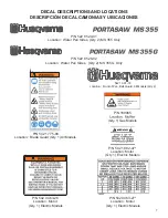 Предварительный просмотр 7 страницы Husqvarna MS 355 Operator'S Manual