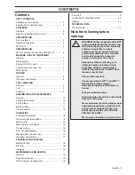 Preview for 3 page of Husqvarna MS 360 G Operator'S Manual