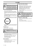 Preview for 8 page of Husqvarna MS 360 G Operator'S Manual