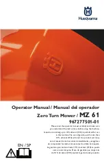 Husqvarna MZ61 Operator'S Manual preview