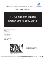 Предварительный просмотр 3 страницы Husqvarna NUDA 900 2012 Workshop Manual