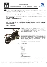 Предварительный просмотр 9 страницы Husqvarna NUDA 900 2012 Workshop Manual