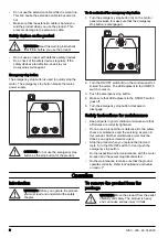 Preview for 8 page of Husqvarna PG 830S Operator'S Manual