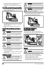 Preview for 22 page of Husqvarna PG 830S Operator'S Manual