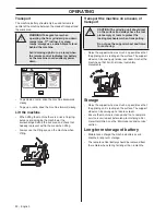 Preview for 32 page of Husqvarna PG820 RC Operator'S Manual