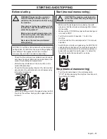 Preview for 33 page of Husqvarna PG820 RC Operator'S Manual