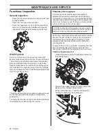 Preview for 36 page of Husqvarna PG820 RC Operator'S Manual