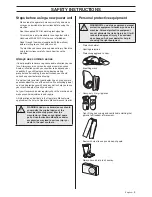 Preview for 5 page of Husqvarna PP 480 HF Operator'S Manual