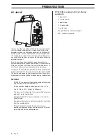 Preview for 8 page of Husqvarna PP 480 HF Operator'S Manual