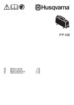 Preview for 1 page of Husqvarna PP 492 Operator'S Manual