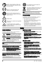 Предварительный просмотр 4 страницы Husqvarna PP 492 Operator'S Manual