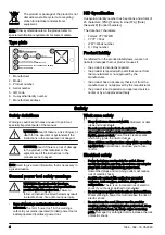 Preview for 4 page of Husqvarna PP 70 Operator'S Manual