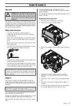 Предварительный просмотр 15 страницы Husqvarna PP518 Operator'S Manual