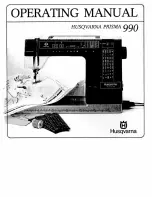 Предварительный просмотр 1 страницы Husqvarna Prisma 990 Operating Manual