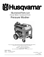 Предварительный просмотр 1 страницы Husqvarna pw3100 Illustrated Parts List