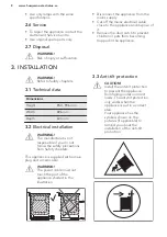 Preview for 8 page of Husqvarna QSI7134W User Manual