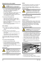 Preview for 10 page of Husqvarna R 316TsX Operator'S Manual