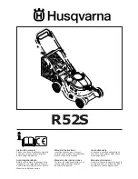 Предварительный просмотр 1 страницы Husqvarna R52 S Instruction Manual