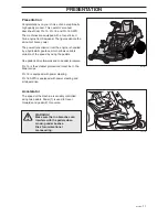 Предварительный просмотр 13 страницы Husqvarna Rider Pro 15 Operator'S Manual