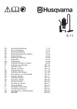 Husqvarna S 11 Operating Instructions Manual preview