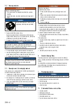 Preview for 206 page of Husqvarna S 11 Operating Instructions Manual