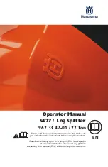 Preview for 1 page of Husqvarna S427 Operator'S Manual