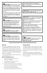 Preview for 2 page of Husqvarna S427 Operator'S Manual