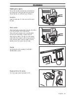 Preview for 21 page of Husqvarna SG11 Operator'S Manual