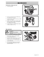 Preview for 31 page of Husqvarna SG11 Operator'S Manual