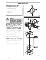 Preview for 34 page of Husqvarna SG11 Operator'S Manual