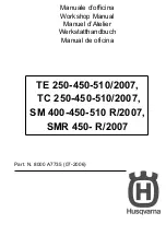 Предварительный просмотр 1 страницы Husqvarna SM 400-450-510 R/2007 Workshop Manual