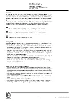 Preview for 4 page of Husqvarna SM 450-510 R/2007-E3 Workshop Manual