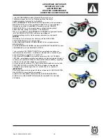 Preview for 13 page of Husqvarna SM 450-510 R/2007-E3 Workshop Manual