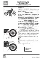 Preview for 144 page of Husqvarna SM 450-510 R/2007-E3 Workshop Manual