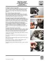 Preview for 219 page of Husqvarna SM 450-510 R/2007-E3 Workshop Manual