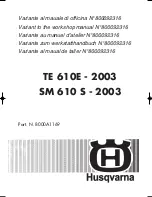 Предварительный просмотр 3 страницы Husqvarna SM 610 S 2003 Manual